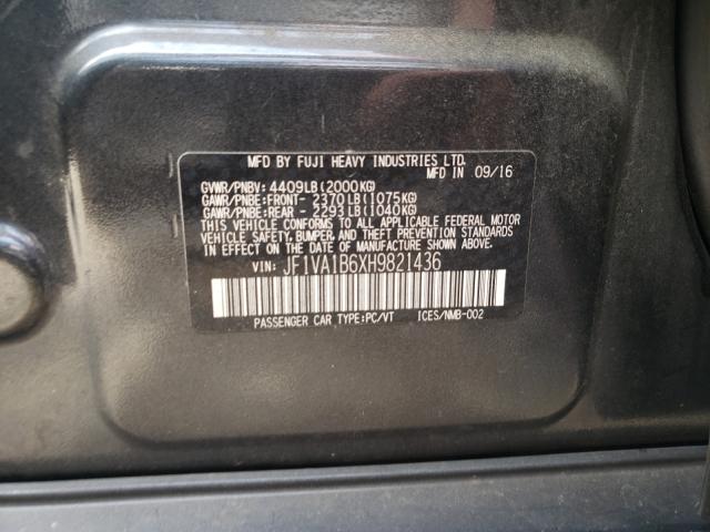 2017 SUBARU WRX JF1VA1B6XH9821436