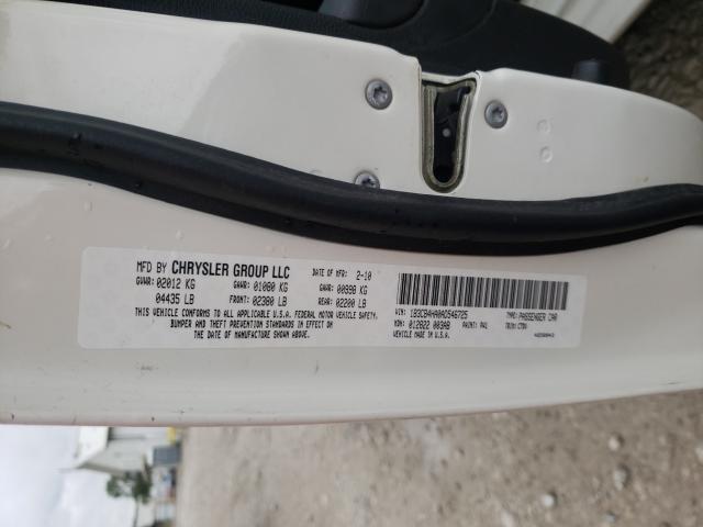 2010 DODGE CALIBER SX 1B3CB4HA0AD546725