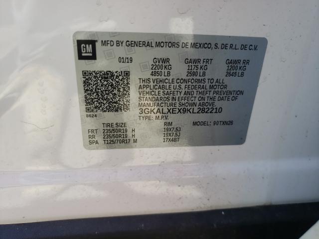 2019 GMC TERRAIN DE 3GKALXEX9KL282210