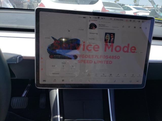 2020 TESLA MODEL Y 5YJYGDEE7LF054850