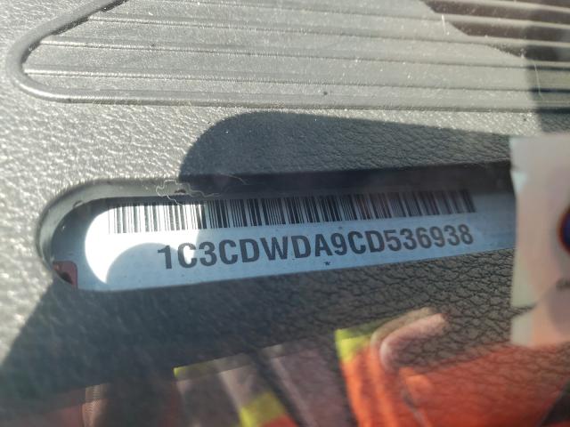 2012 DODGE CALIBER SX 1C3CDWDA9CD536938