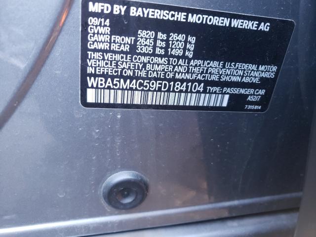 2015 BMW 535 XIGT WBA5M4C59FD184104