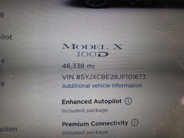 2018 TESLA MODEL X 5YJXCBE28JF101673