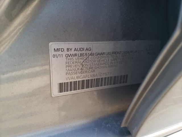 2011 AUDI S4 WAUBGAFLXBA107577