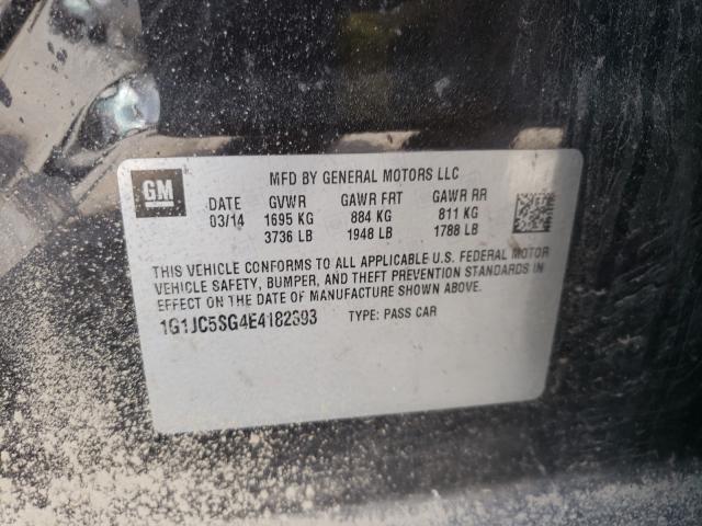 2014 CHEVROLET 150 1G1JC5SG4E4182393