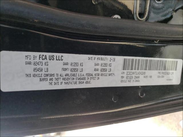2018 DODGE CHARGER PO 2C3CDXAT5JH243209