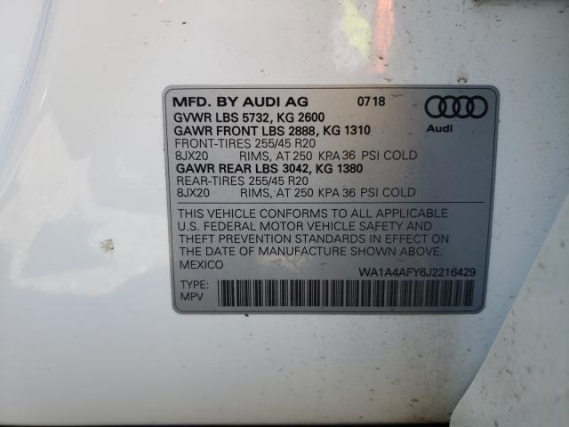 2018 AUDI SQ5 PREMIU WA1A4AFY6J2216429