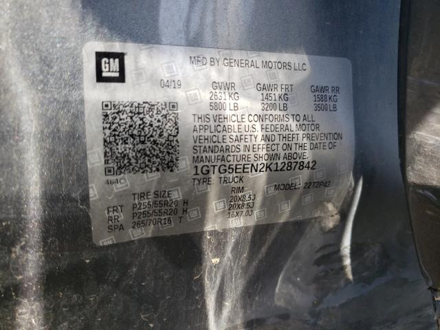 2019 GMC CANYON DEN 1GTG5EEN2K1287842