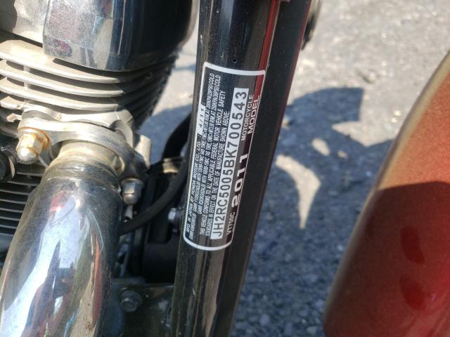 2011 HONDA VT750 C JH2RC5005BK700543