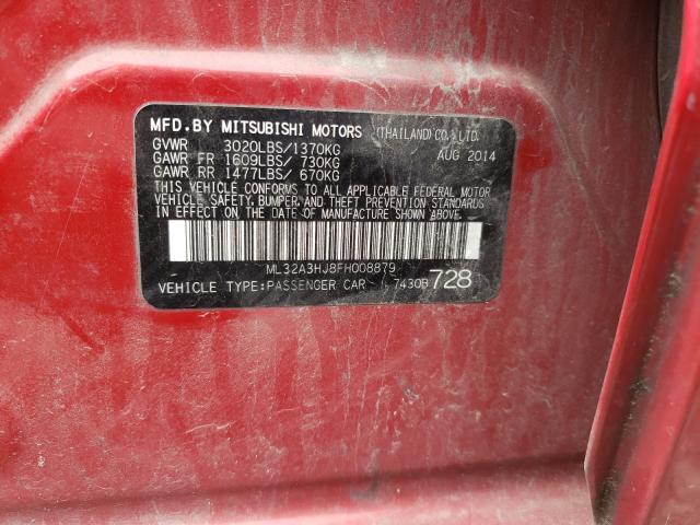 2015 MITSUBISHI MIRAGE DE ML32A3HJ8FH008879