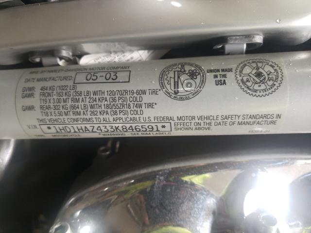 2003 HARLEY-DAVIDSON VRSCA ANNI 1HD1HAZ433K846591