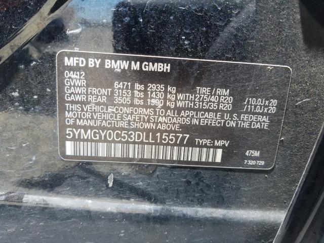2013 BMW X5 M 5YMGY0C53DLL15577