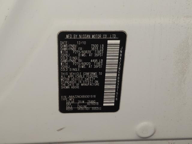 2011 INFINITI QX56 JN8AZ2NCXB9301516