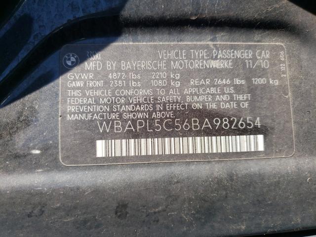 2011 BMW 335 XI WBAPL5C56BA982654