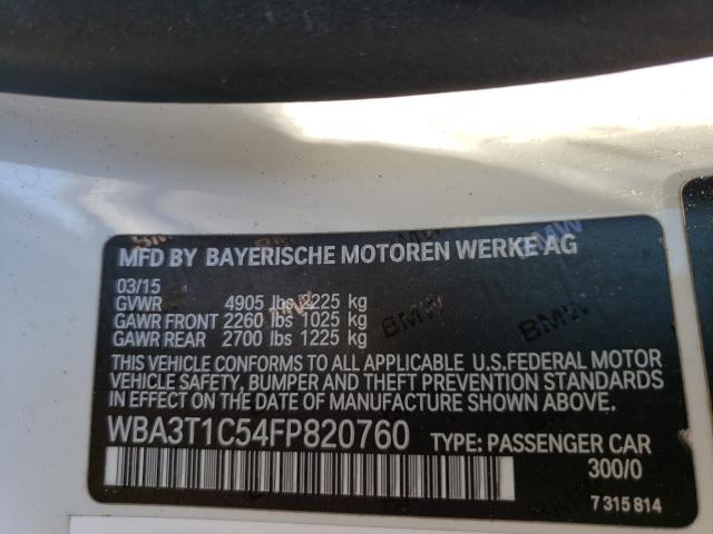 2015 BMW 428 XI SUL - WBA3T1C54FP820760