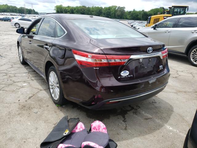 2014 TOYOTA AVALON HYB 4T1BD1EB0EU019804