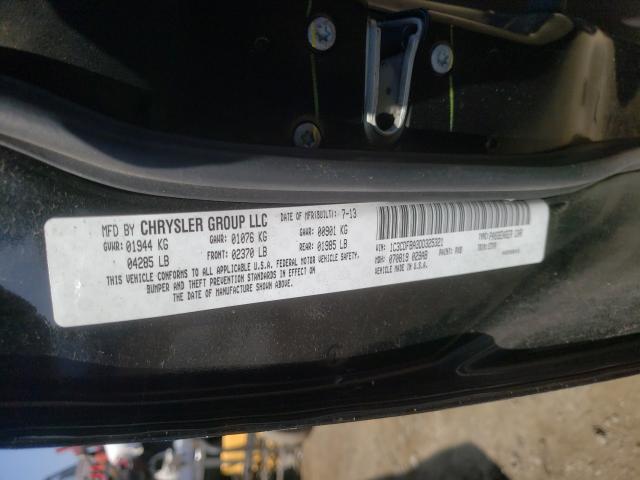 2013 DODGE DART 1C3CDFBA3DD325321