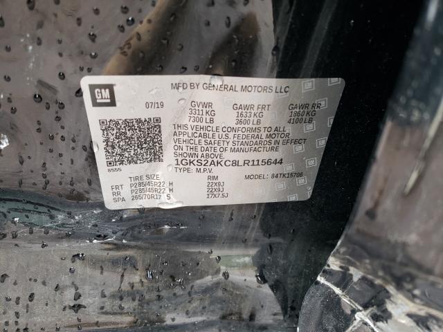 2020 GMC YUKON SLE 1GKS2AKC8LR115644