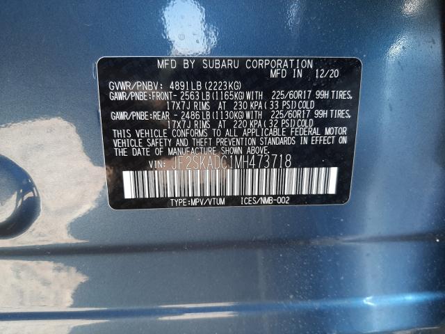 2021 SUBARU FORESTER JF2SKADC1MH473718