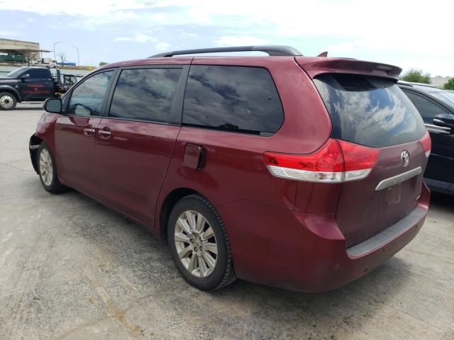 2012 TOYOTA SIENNA XLE 5TDYK3DC2CS216212