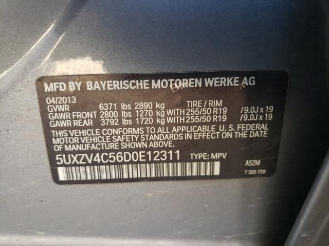 2013 BMW X5 XDRIVE3 5UXZV4C56D0E12311