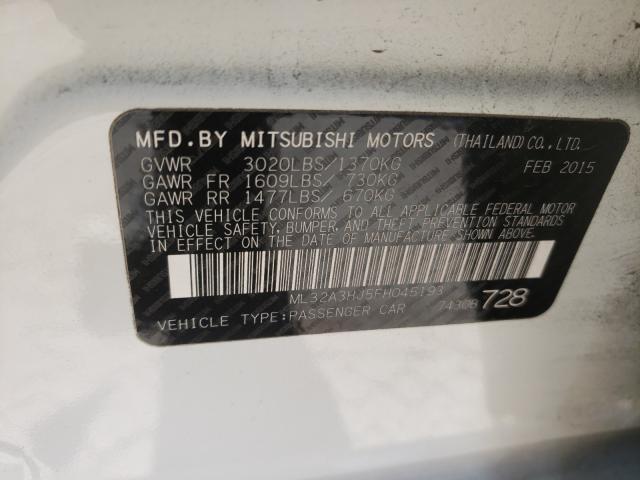 2015 MITSUBISHI MIRAGE DE ML32A3HJ5FH045193