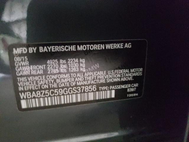 2016 BMW 328 XIGT S WBA8Z5C59GGS37856