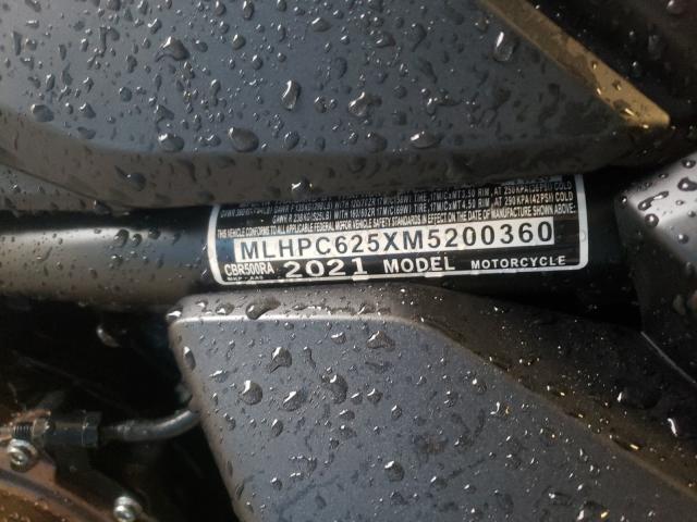 2021 HONDA CBR500 RA MLHPC625XM5200360
