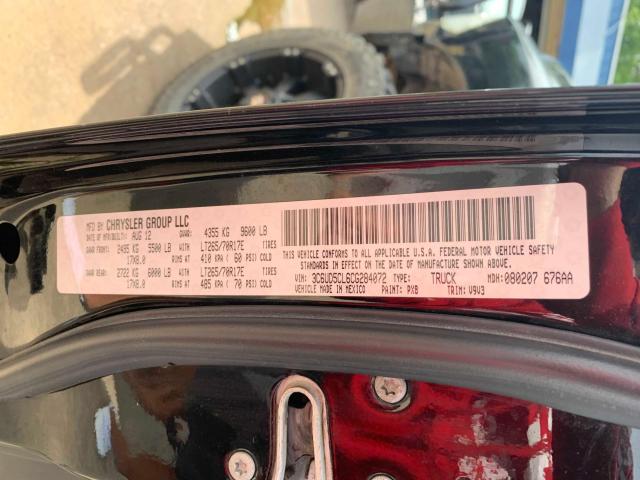 2012 DODGE RAM 2500 S 3C6UD5CL6CG284072