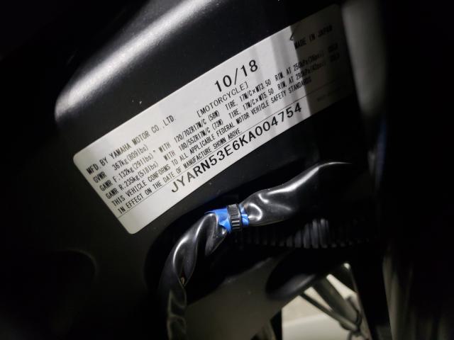 2019 YAMAHA MT09 JYARN53E6KA004754