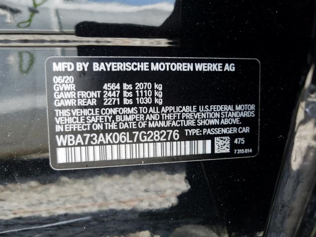 2020 BMW 228XI WBA73AK06L7G28276