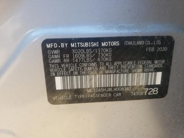 2020 MITSUBISHI MIRAGE LE ML32A5HJ8LH008341
