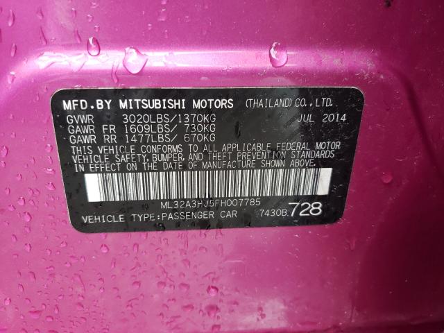 2015 MITSUBISHI MIRAGE DE ML32A3HJ5FH007785