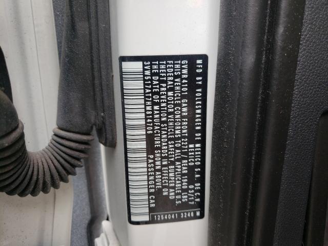 2017 VOLKSWAGEN BEETLE S/S 3VW517AT7HM814706