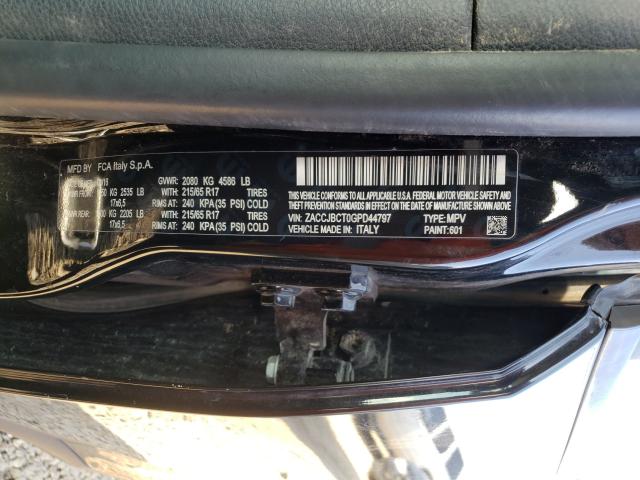 2016 JEEP RENEGADE T ZACCJBCT0GPD44797