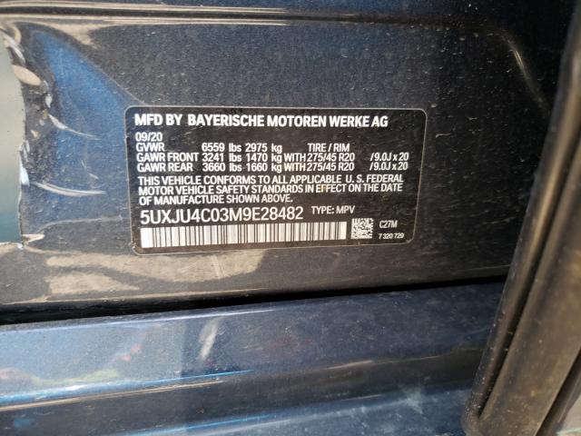 2021 BMW X5 5UXJU4C03M9E28482