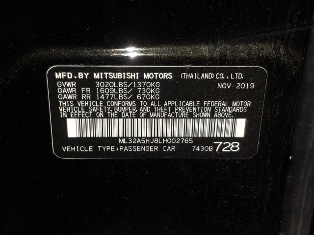 2020 MITSUBISHI MIRAGE LE ML32A5HJ8LH002765