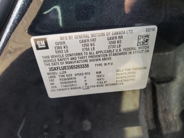 2014 GMC TERRAIN DE 2GKFLUE33E6263338