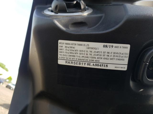 2020 YAMAHA YW125 RKRSEB1Y0LA004518