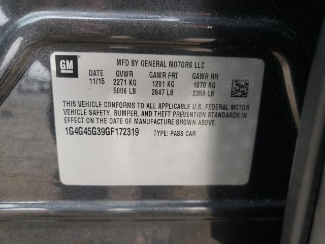 2016 BUICK LACROSSE S 1G4G45G39GF172319