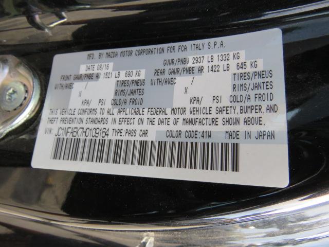2017 FIAT 124 SPIDER JC1NFAEK7H0109164