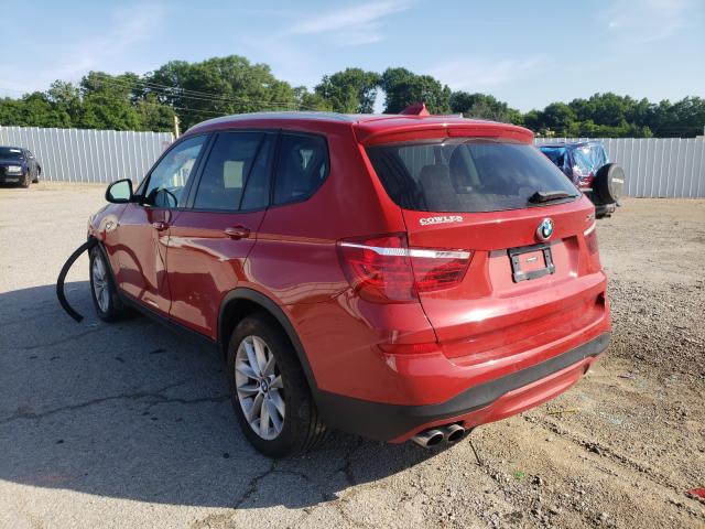 2016 BMW X3 5UXWX9C52G0D85882