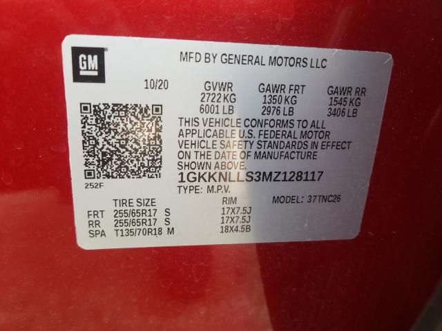 2021 GMC ACADIA AT4 1GKKNLLS3MZ128117