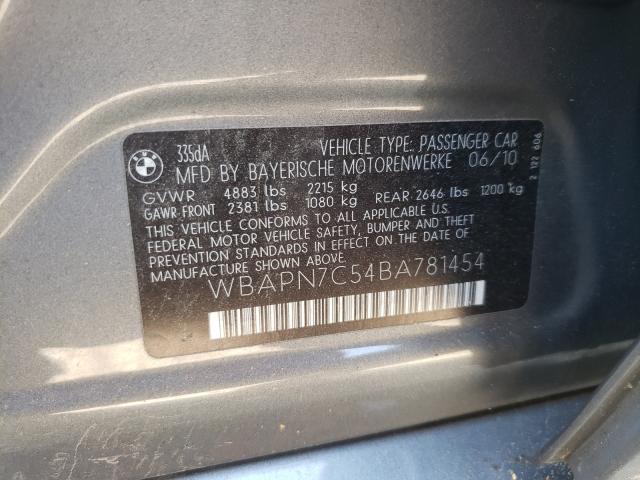 2011 BMW 335 D WBAPN7C54BA781454