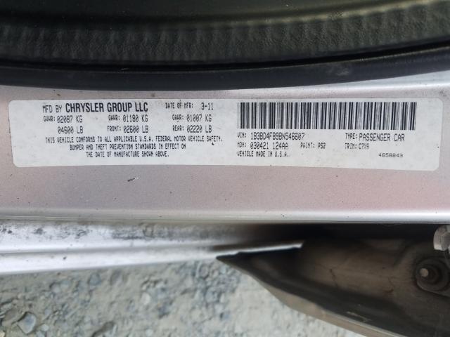 2011 DODGE AVENGER EX 1B3BD4FB9BN546607