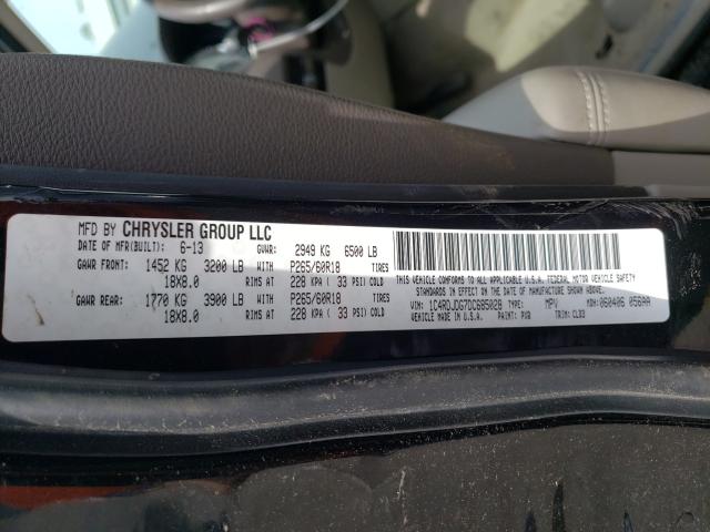 2013 DODGE DURANGO CR 1C4RDJDG7DC685028