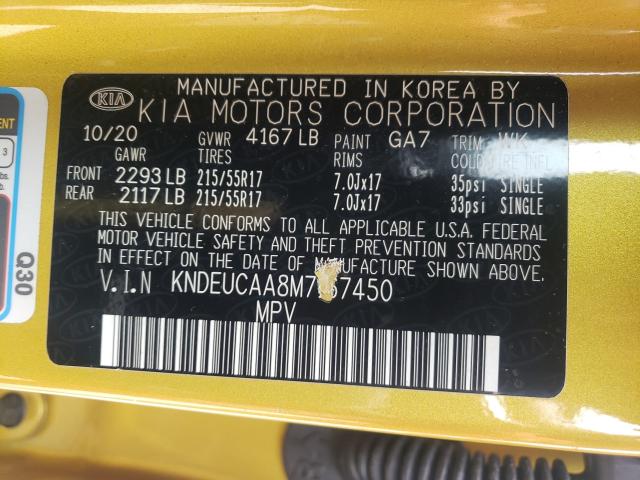 2021 KIA SELTOS S KNDEUCAA8M7167450