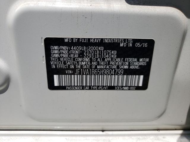 2017 SUBARU WRX JF1VA1B65H9804799