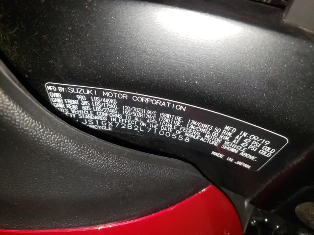 2020 SUZUKI GSX1300 RA JS1GX72B2L7100558