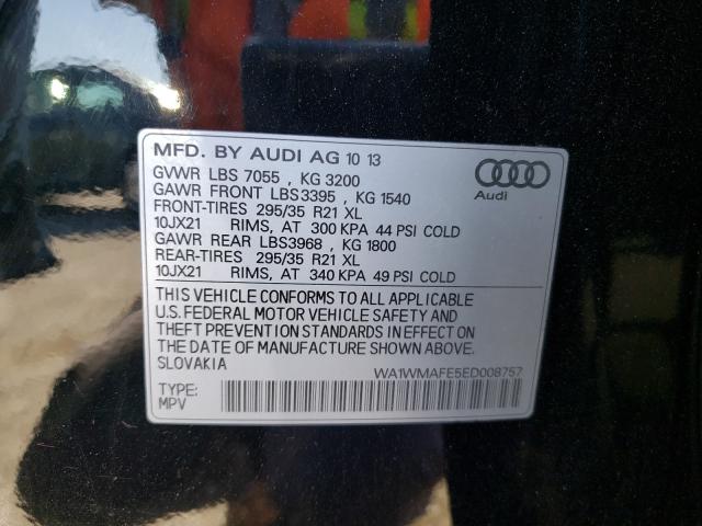 2014 AUDI Q7 PRESTIG WA1WMAFE5ED008757